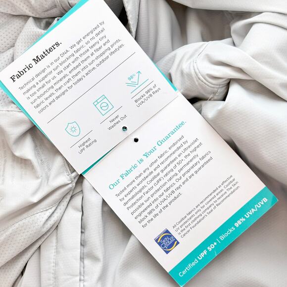 Coolibar NEW Verdon Packable UV Summer Jacket Men's XL‎ Gray UPF 50+ Lightweight - Picture 8 of 11